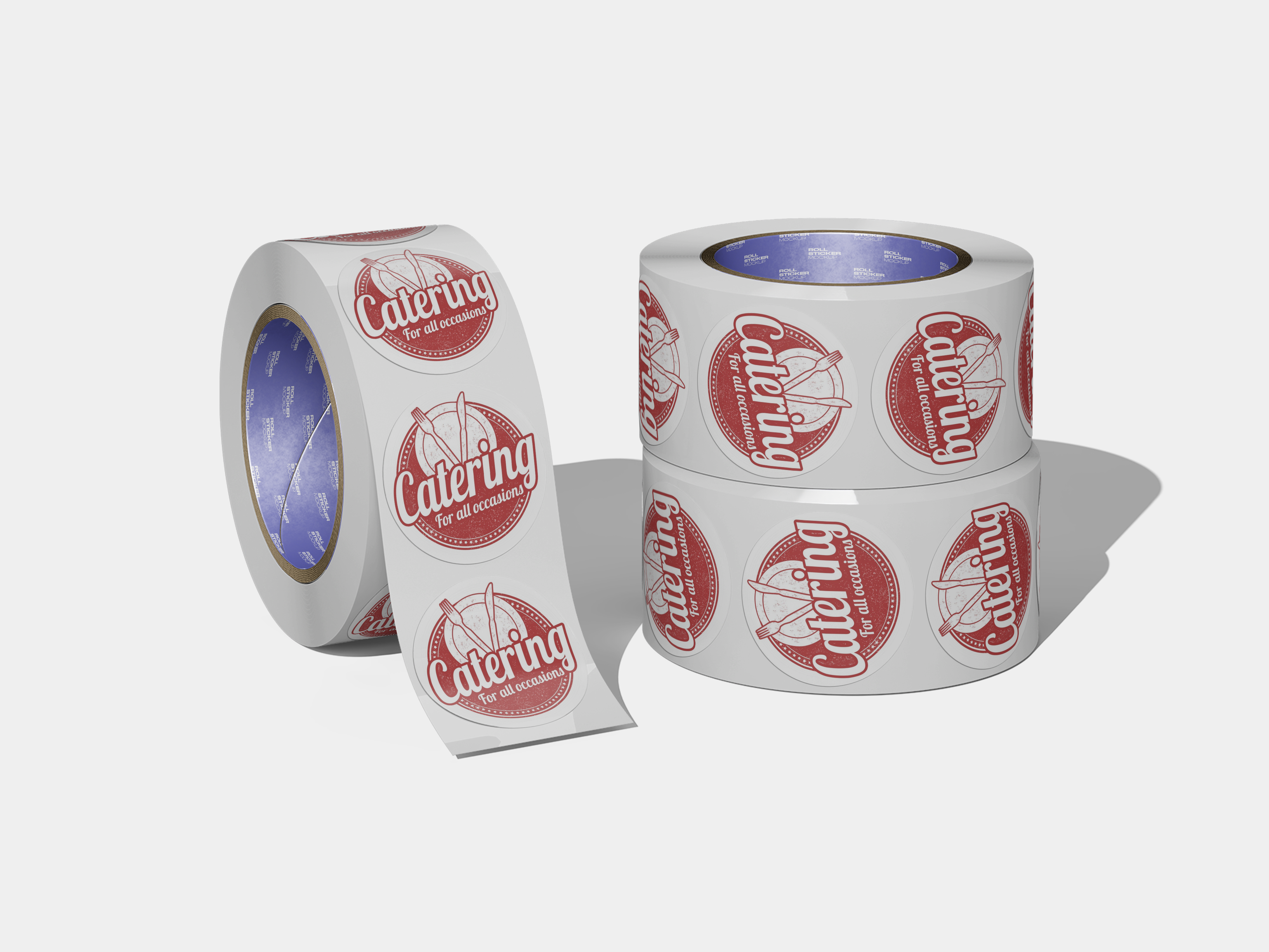 Custom Paper Labels/Stickers on Roll